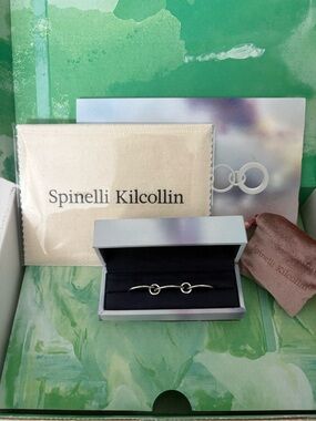 BNIB Spinelli Kilcollin Women's Double-Link Silver rings size 9